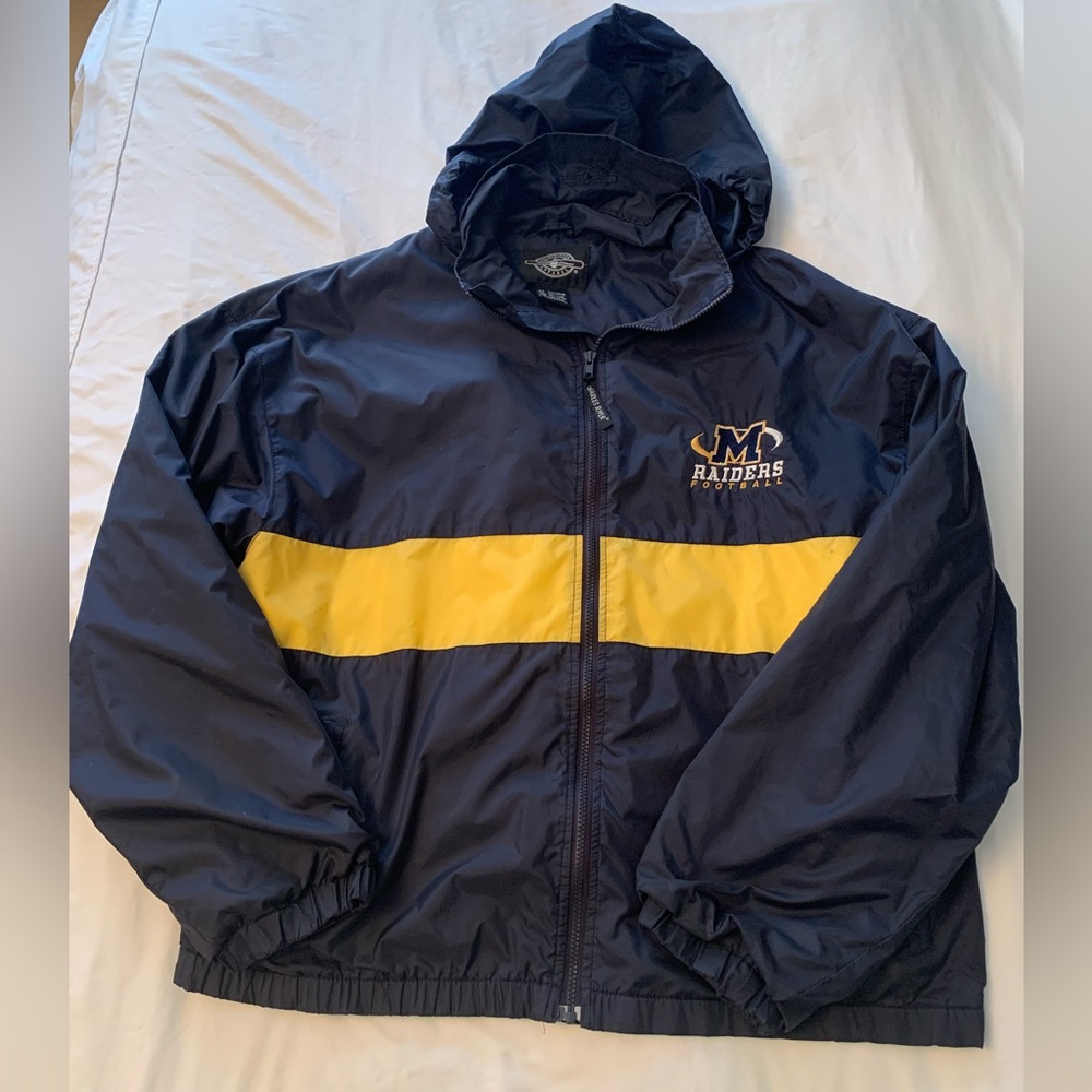Michigan Raiders Fans Football - Stadium Team Jacket Zip up with Hood Mens XXL